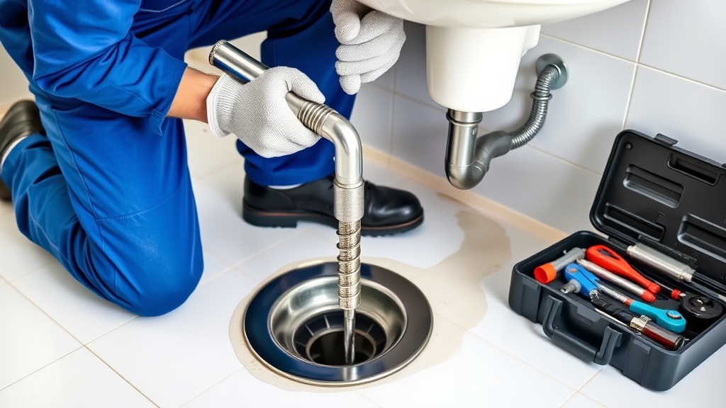 Professional drain snake tool