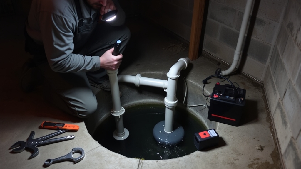 Sump pump maintenance